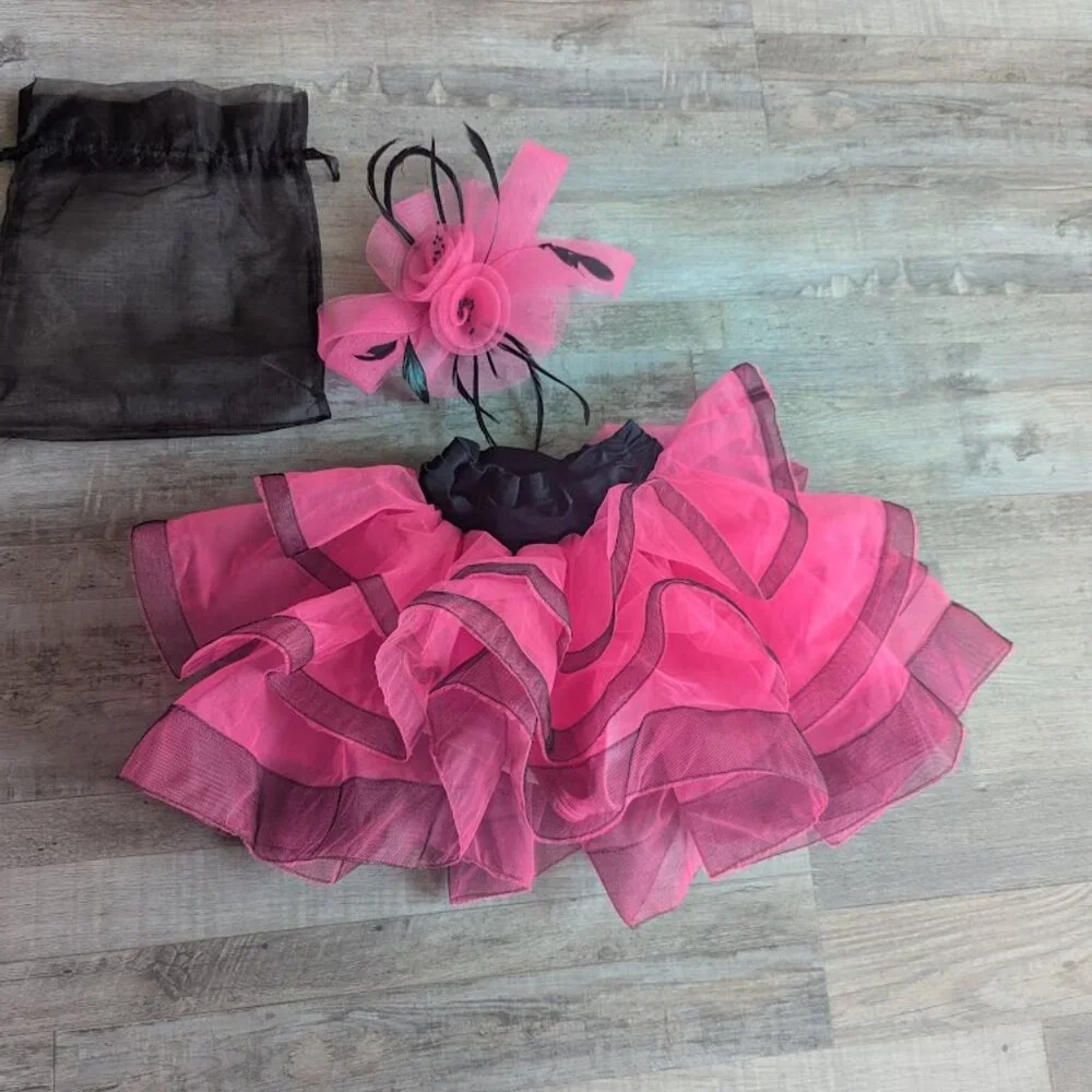 Organdy skirt + Headpiece * “Move A Little Faster” * Child Medium